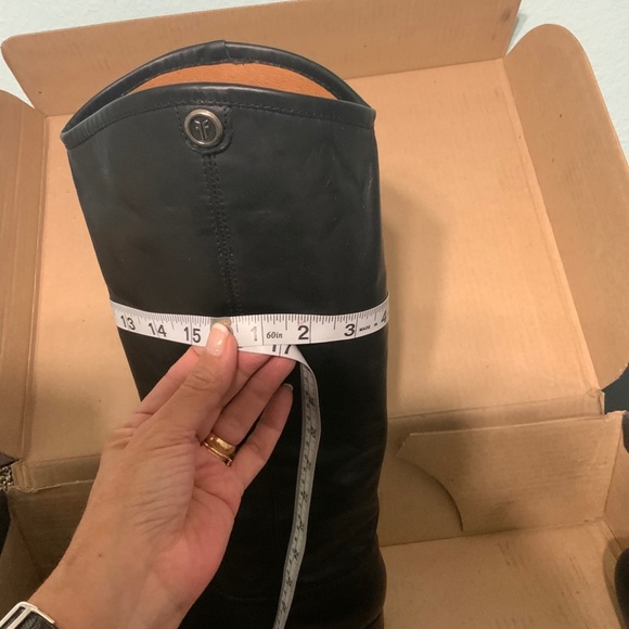 Frye Melissa Button 2 Riding boots Black Sz 9B EUC - Picture 10 of 11